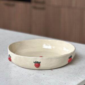 Misa/ patera ceramiczna w truskawki - obrazek 2
