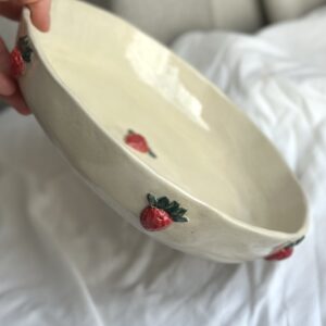 Misa/ patera ceramiczna w truskawki - obrazek 5