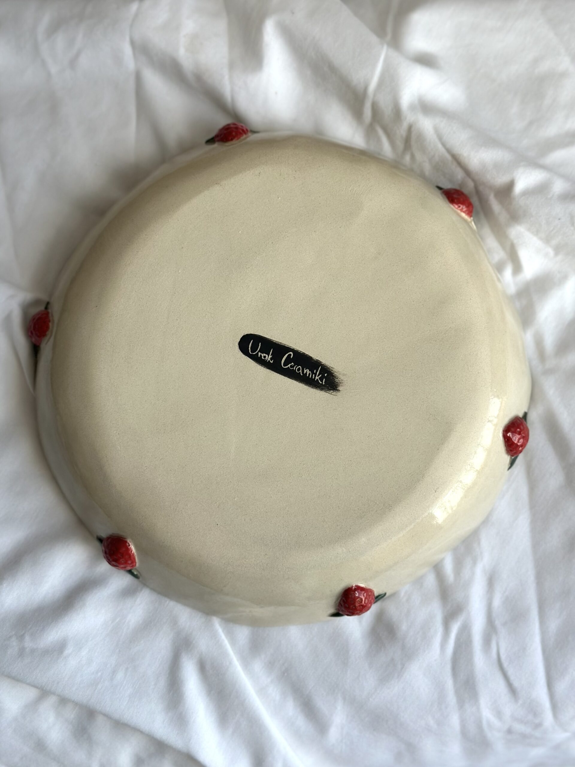 Misa/ patera ceramiczna w truskawki - obrazek 6