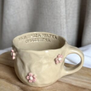 Kubek NAJLEPSZA MATKA CHRZESTNA 300ml - obrazek 2