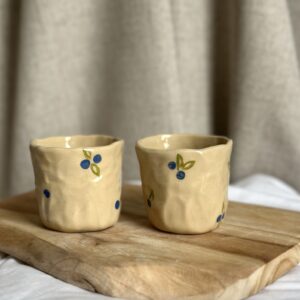 Zestaw 2 czarek do espresso 100ml jagody - obrazek 2