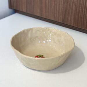 Miska ceramiczna z wiśnią 650ml - obrazek 3