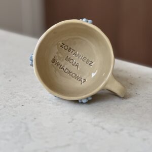 Kubek ''ZOSTANIESZ MOJĄ ŚWIADKOWĄ?" 280ml - obrazek 2