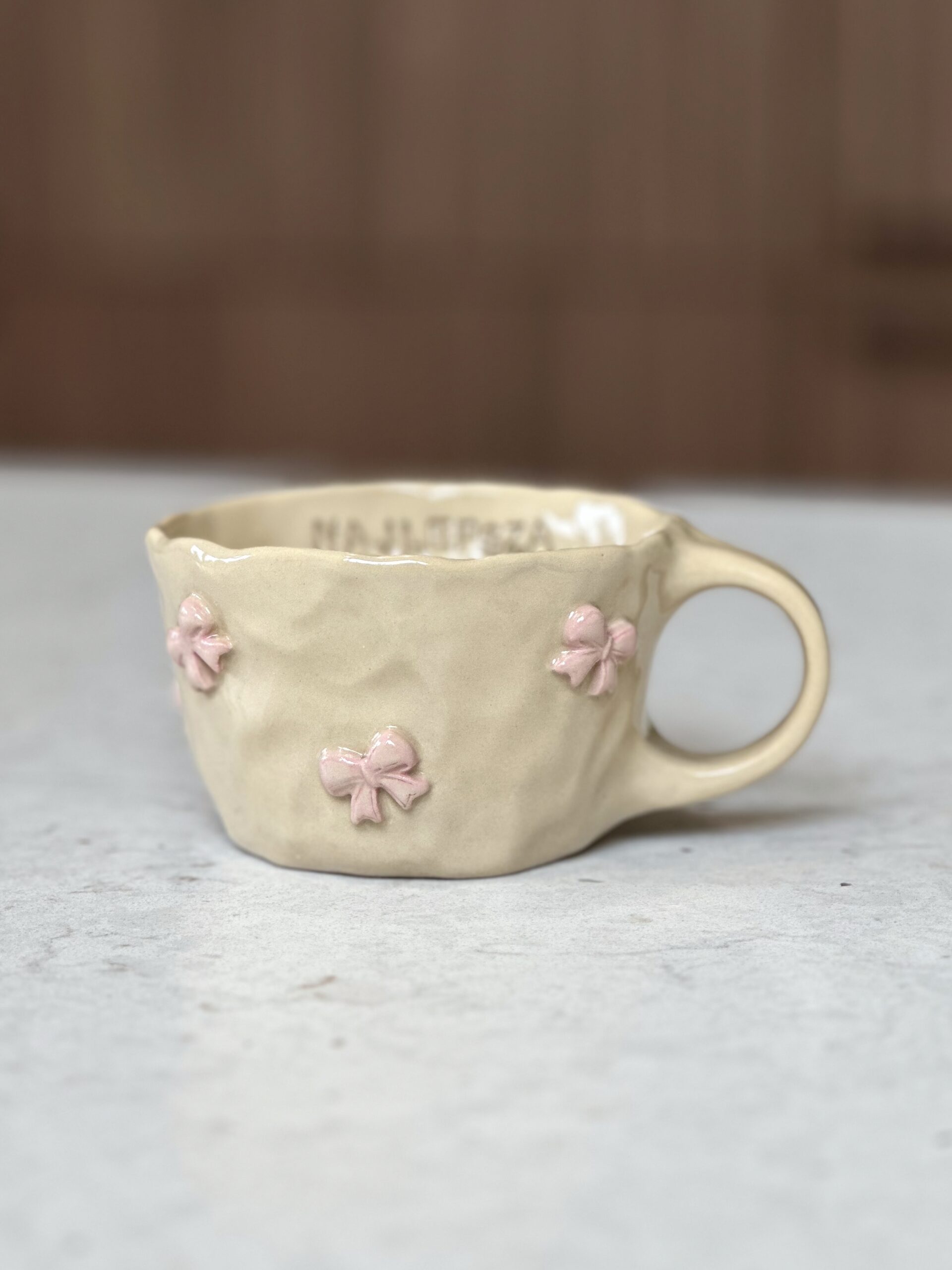 Kubek „najlepsza świadkowa” kokardki 300 ml - obrazek 1