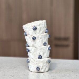 Ceramiczna miseczka z borówkami 3D – 120 ml