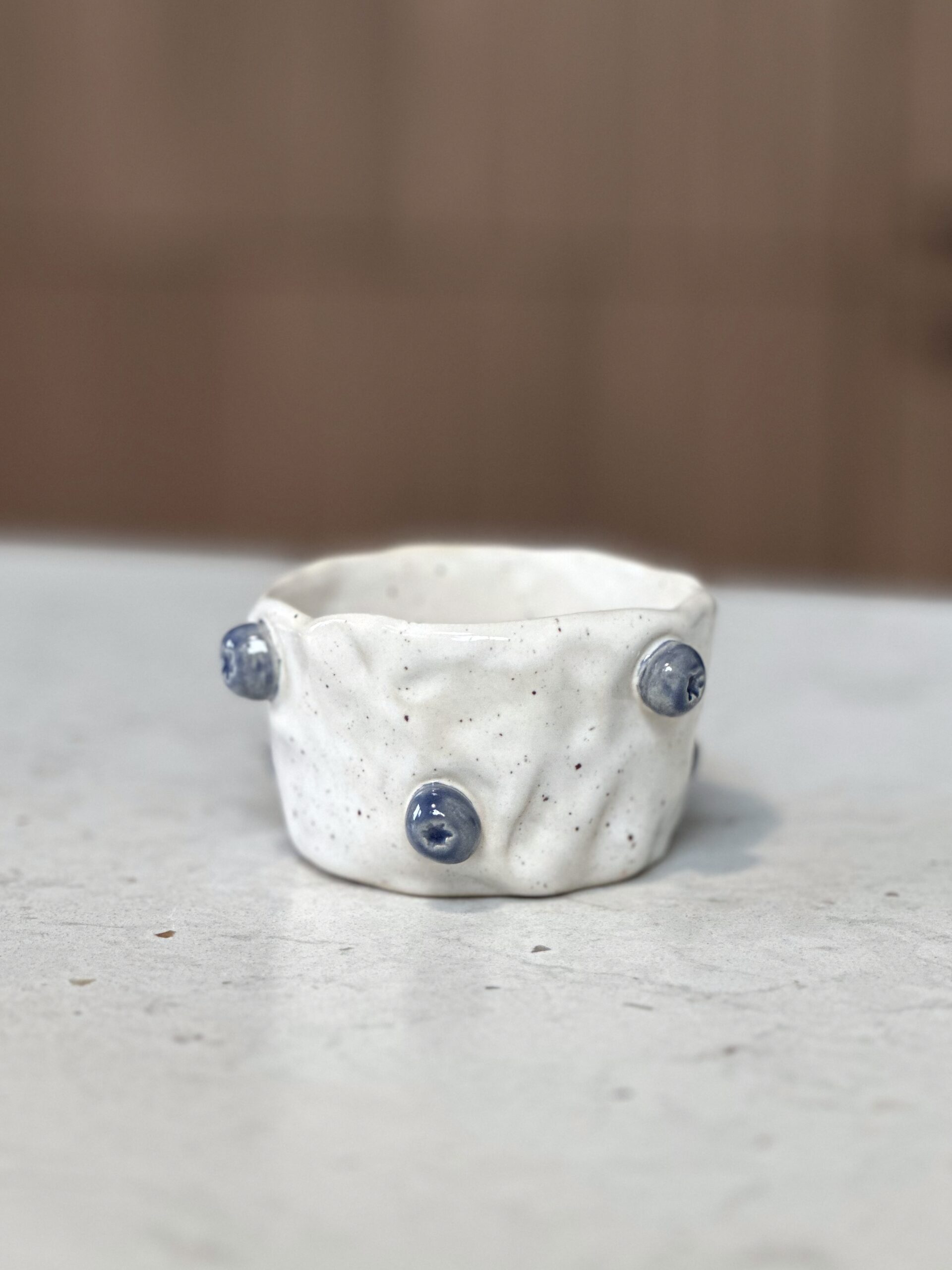 Ceramiczna miseczka z borówkami 3D – 120 ml - obrazek 2