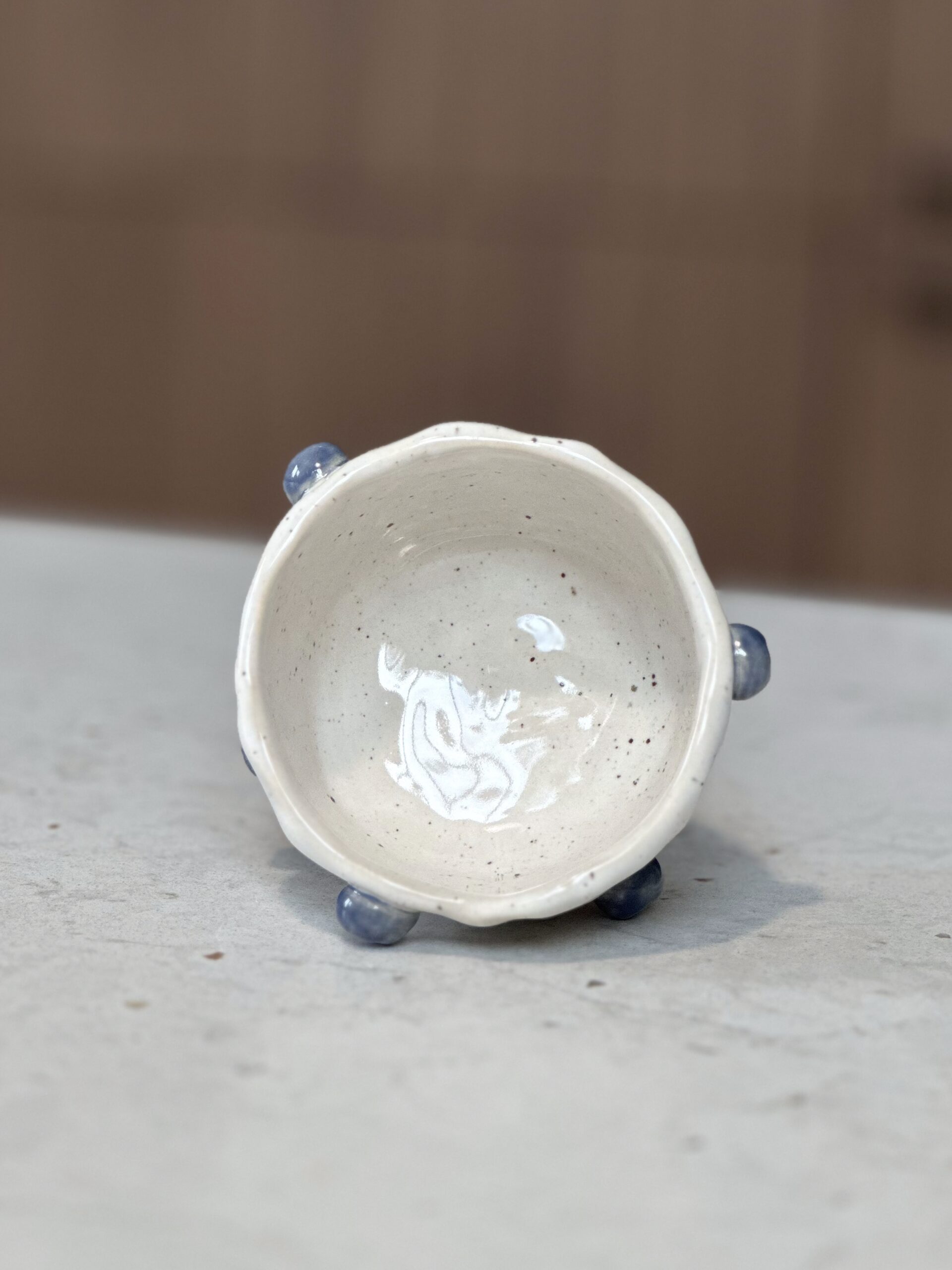 Ceramiczna miseczka z borówkami 3D – 120 ml - obrazek 3