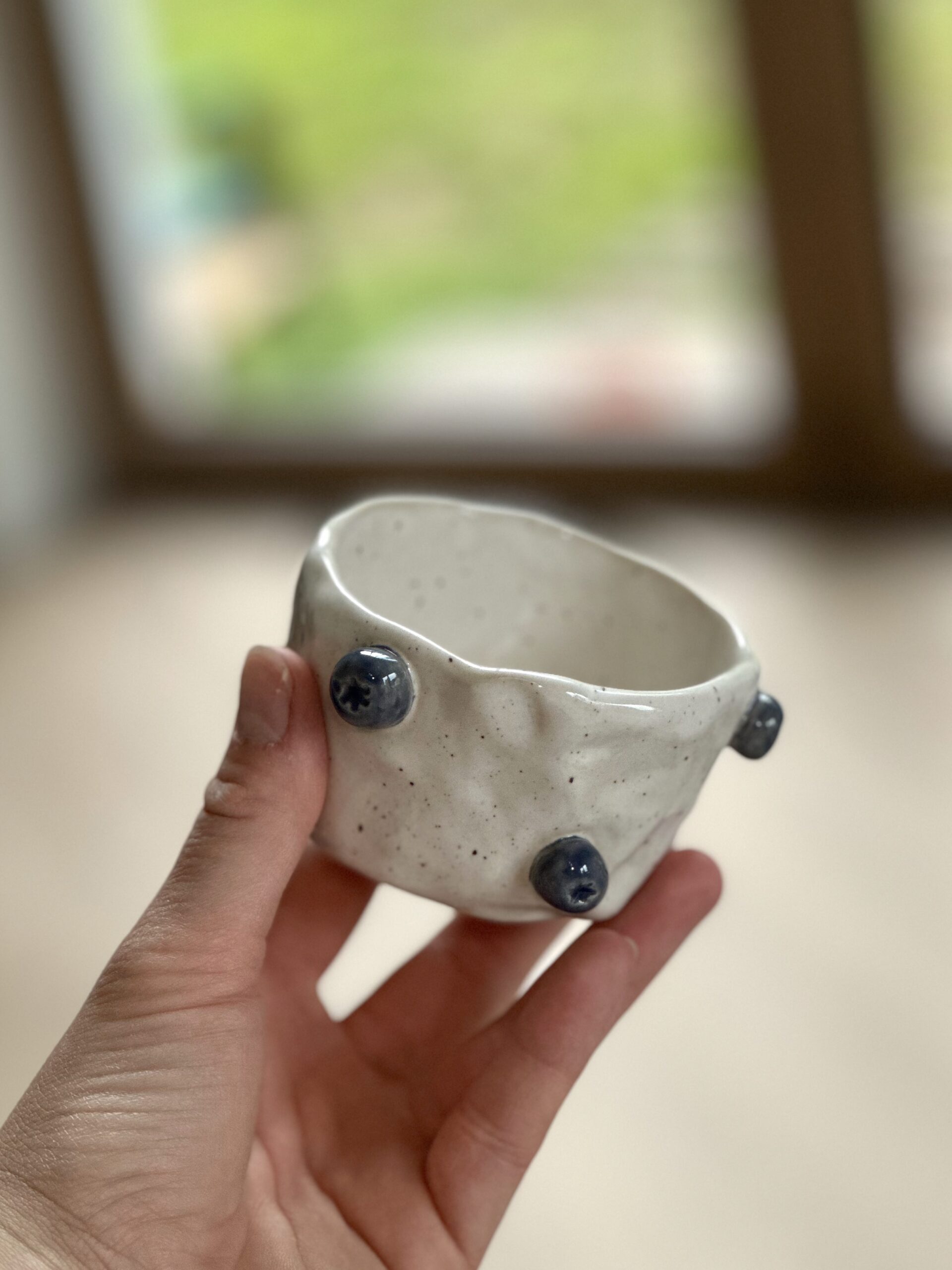 Ceramiczna miseczka z borówkami 3D – 120 ml - obrazek 4