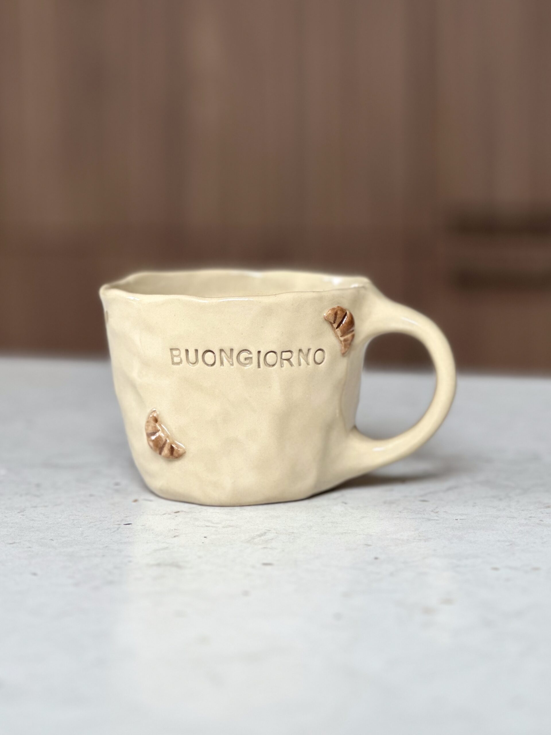 Kubek BUONGIORNO croissanty 350ml - obrazek 2