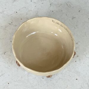 Miska ceramiczna w misie - obrazek 2
