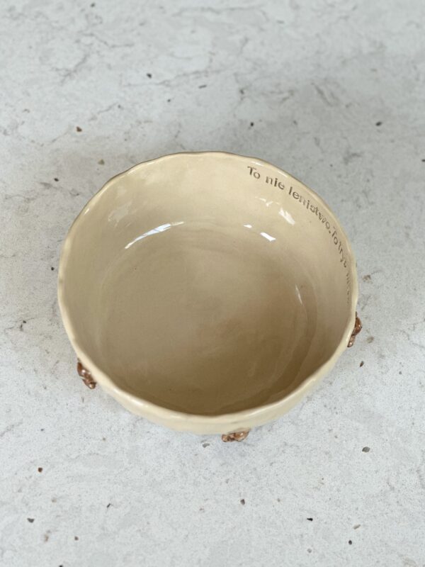 Miska ceramiczna w misie