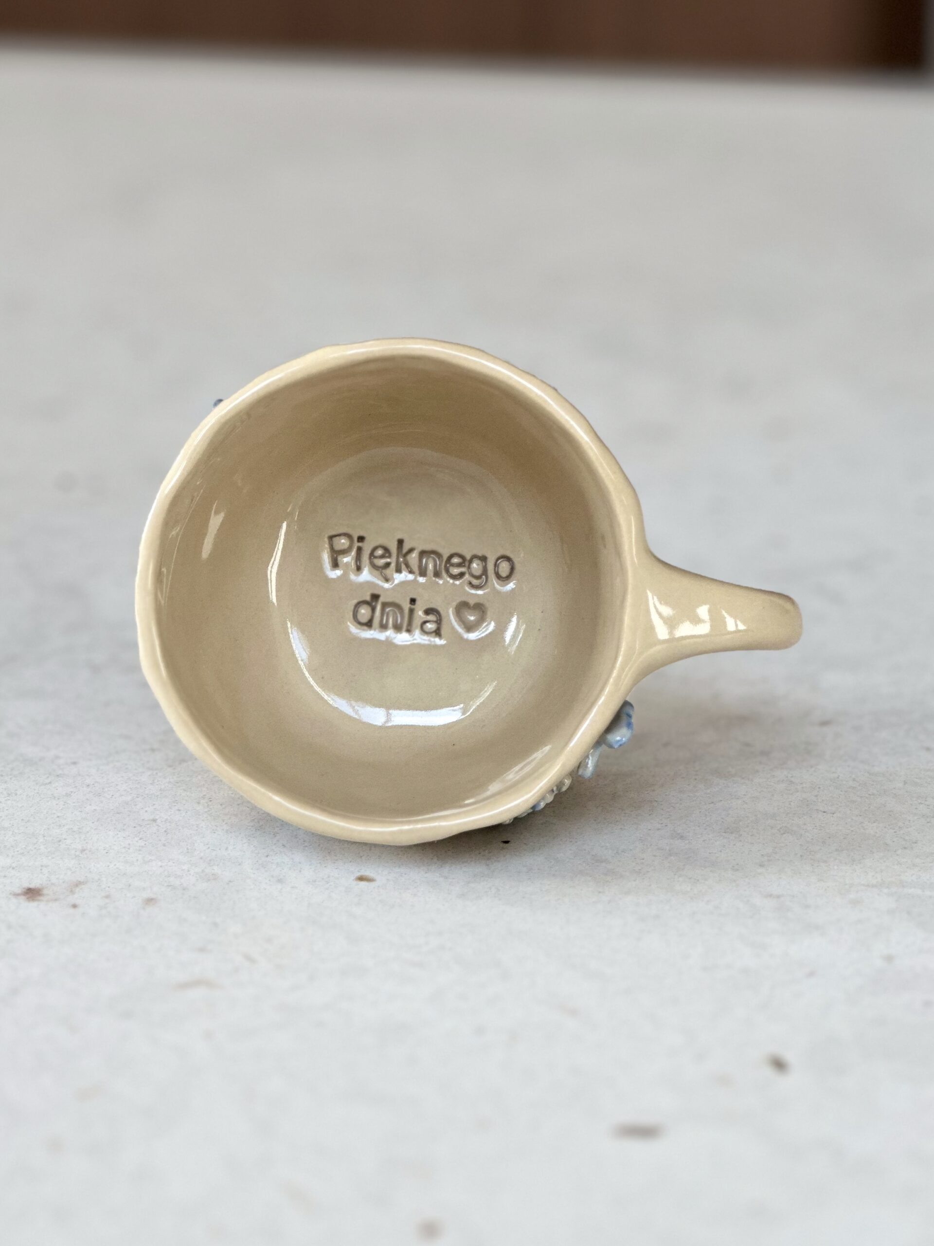Filiżanka kwiatki i motylki 170ml PIĘKNEGO DNIA - obrazek 3