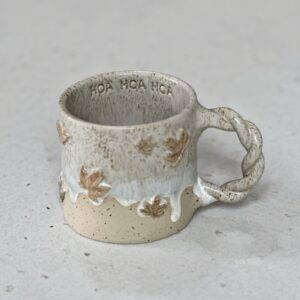 Kubek ceramiczny „HOA HOA HOA”  Listki– 300 ml - obrazek 3