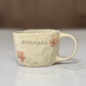 Kubek ceramiczny „Jesieniara” Listki– 300 ml