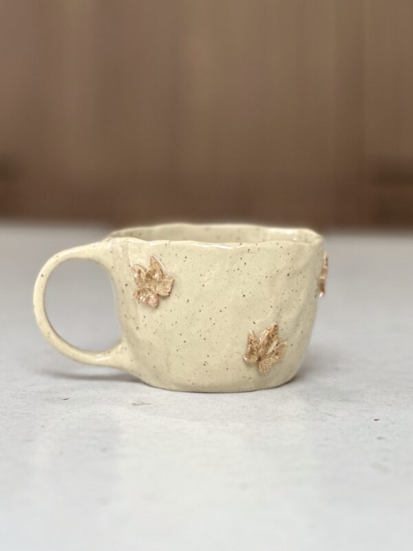 Kubek ceramiczny „Jesieniara” Listki– 300 ml