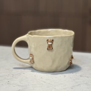 Kubek ceramiczny ,,dzień dobry misiowata” - obrazek 2