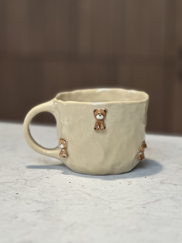 Kubek ceramiczny ,,dzień dobry misiowata”