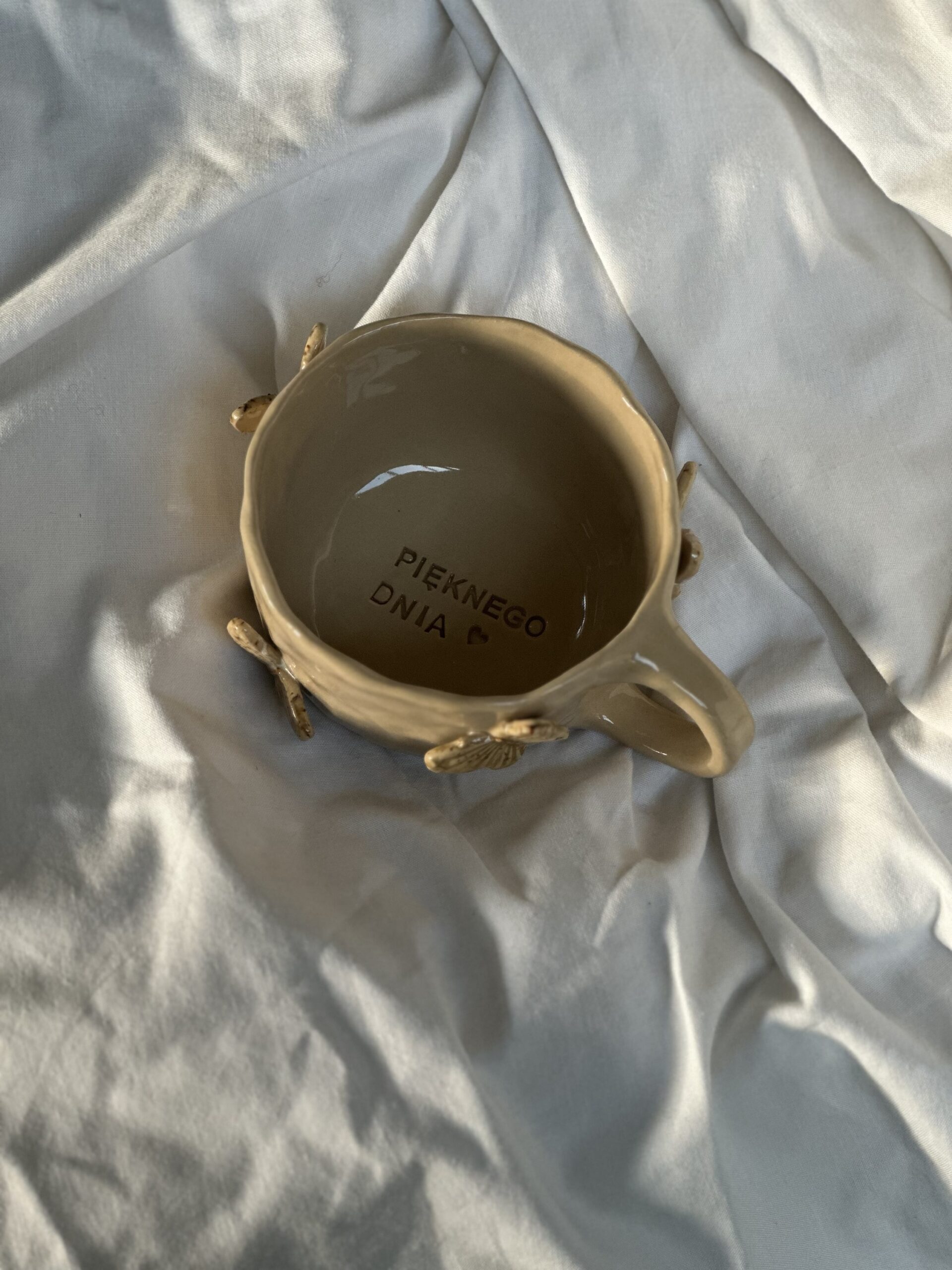 Kubek ceramiczny motylki - obrazek 2
