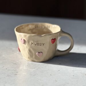 Zestaw ślubnych kubków ceramicznych - obrazek 4